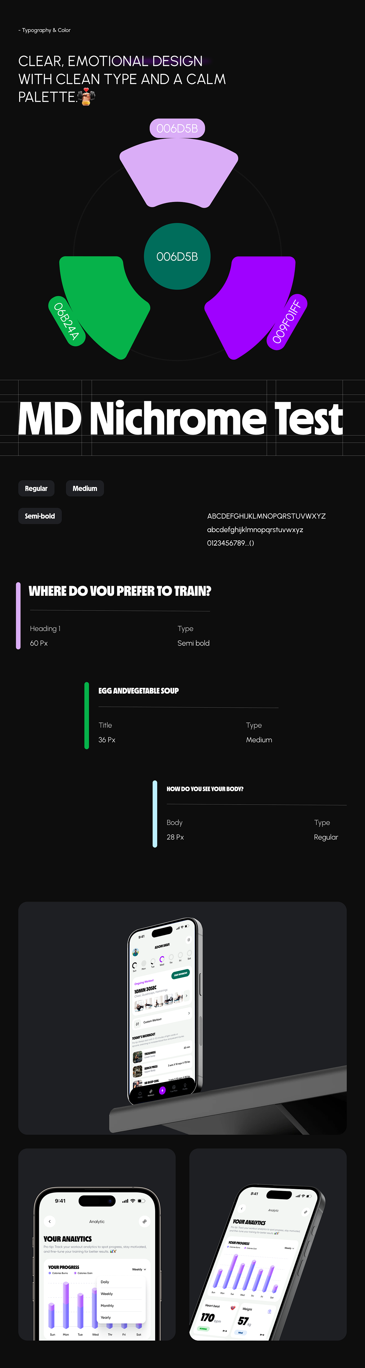 Fitness & Meal Planner App Design Image 6