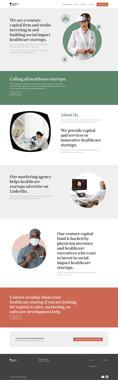 HealthShare Website UI branding design graphic design illustration landingpage logo ui vector webdesign webxpart
