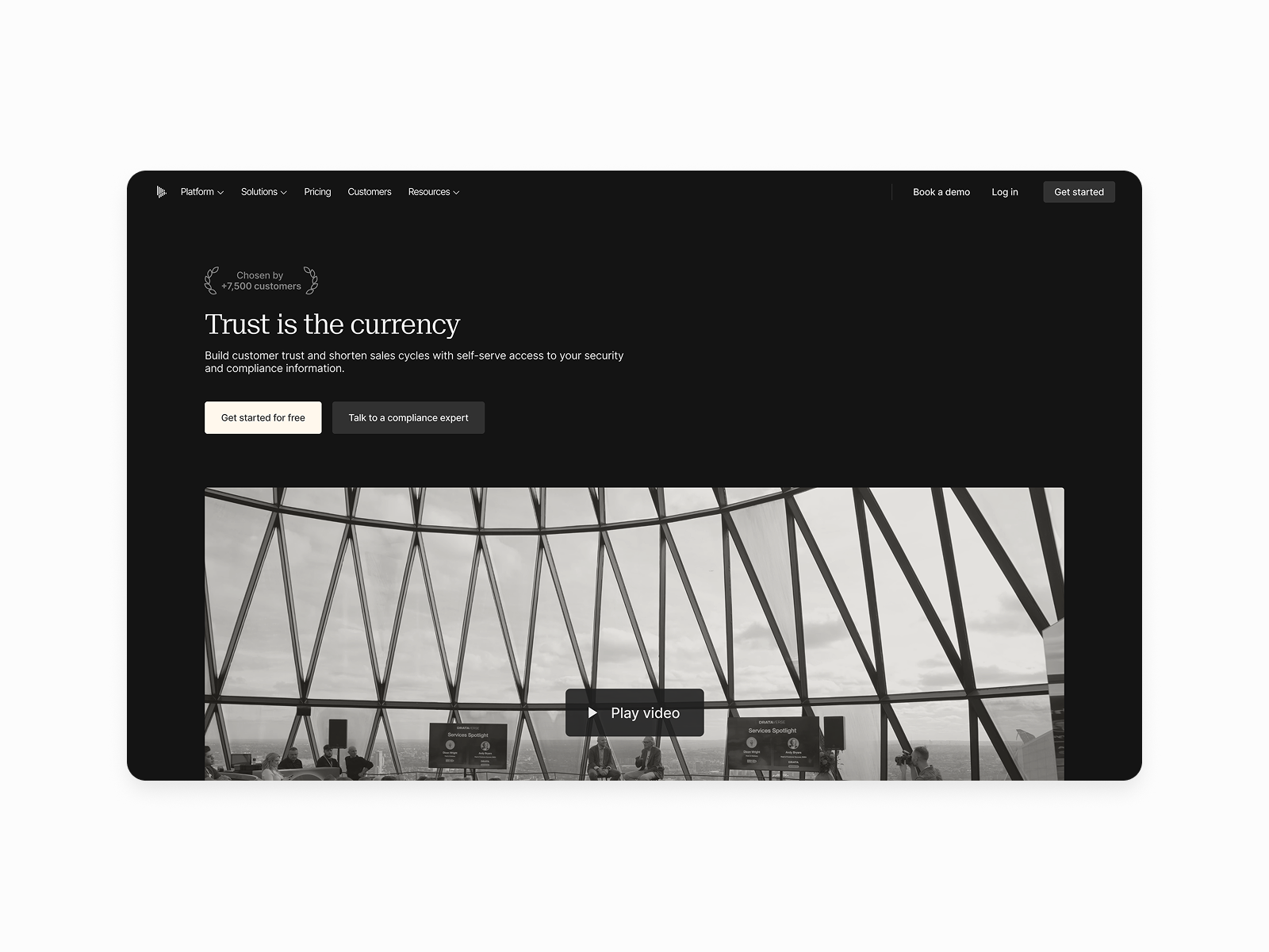 drata blog branding features hero landingpage saas section website