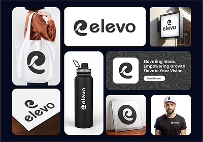 Elevo — Modern Identity for Modern Brands app icon bran identity branding business logo design elevo illustration logo logo design minimalist logo modern logo ui vector