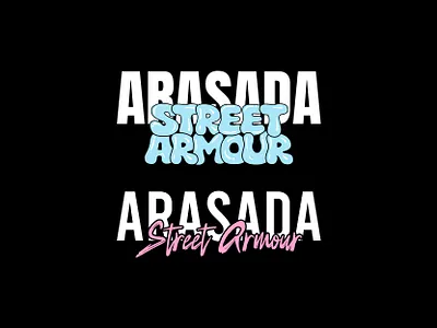 ARASADA branding clothing brand design illustration logo logo design logo designer modern streetwear streetwear logo typography y2k