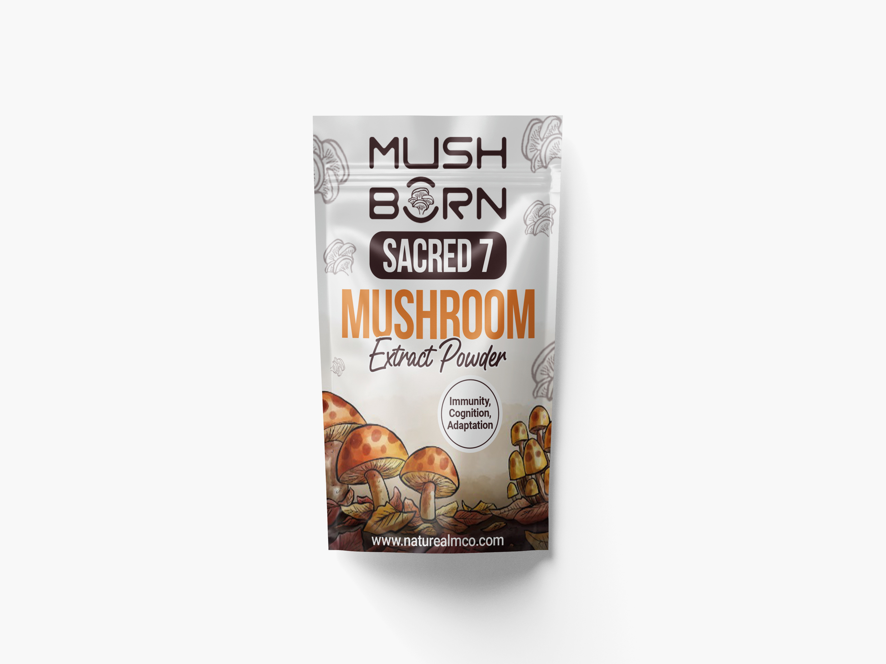 Mushroom Packaging Design brand identity die cuts food design free design free label graphic design label minimal modern pouch mushroom packaging mylar bag natural product organic branding pouch bag premium packaging product design psychedelic supplement label surrealistic wrapper
