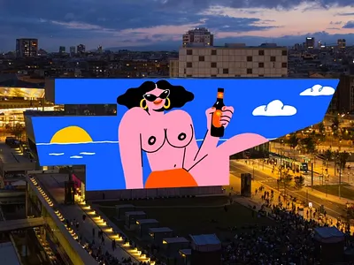 PAVS x OFFF – La Naranja 🍊 2d animation barcelona character design motion graphics offf