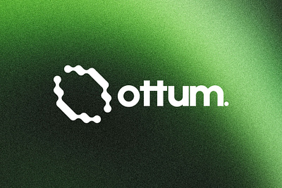 Ottum Logo Design for a Tech Startup brand identity brand logo branding business logo design design green logo logo design logomark logotype modern startup tech branding technology visual identity