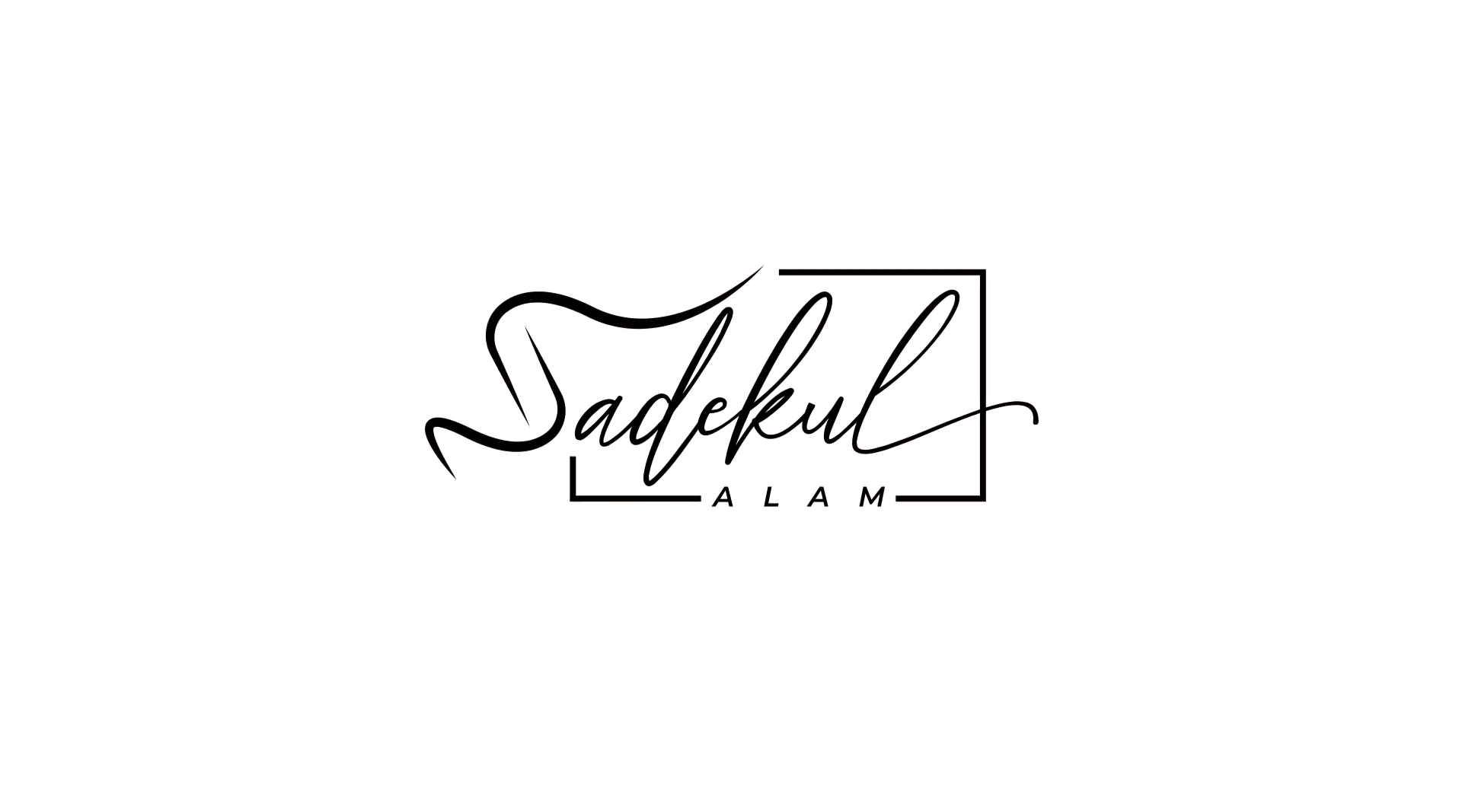 Signature Logo Reveal—Clean Motion Design after effects animation branding design gif logo logodesign minimal motion graphics signature