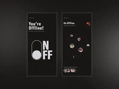Social media app application brutalist design find nearby find people find people nearby mobile mobile app social app social media ui ui design uidesign