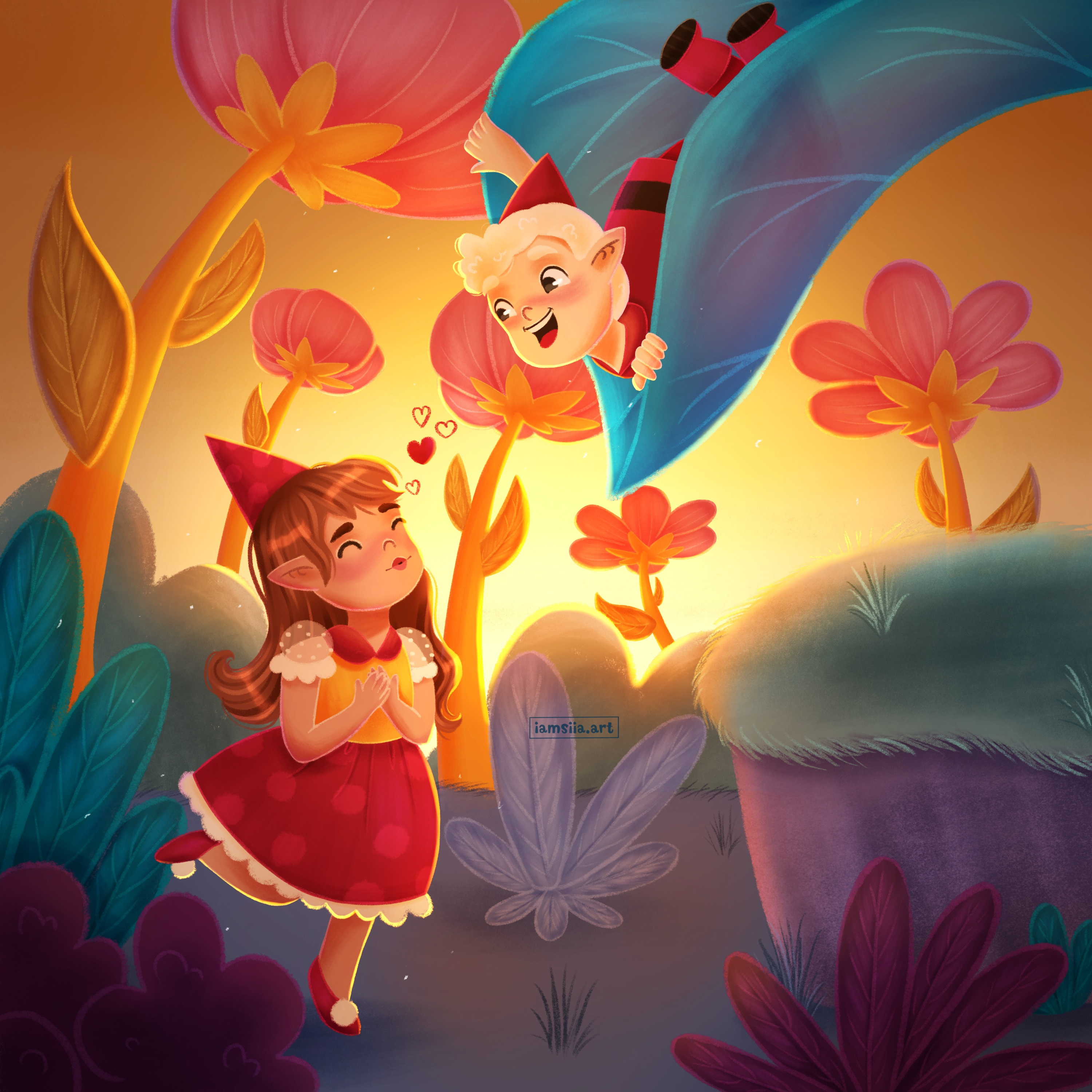 Cute gnomes book illustration cartoon cartoon style character design children book children illustration childrens book design illustration illustration design storybook illustration