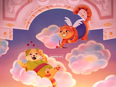 Cute kitties! book illustration cartoon cartoon style character design children book children illustration childrens book design illustration illustration design kidlit picture book storybook illustration
