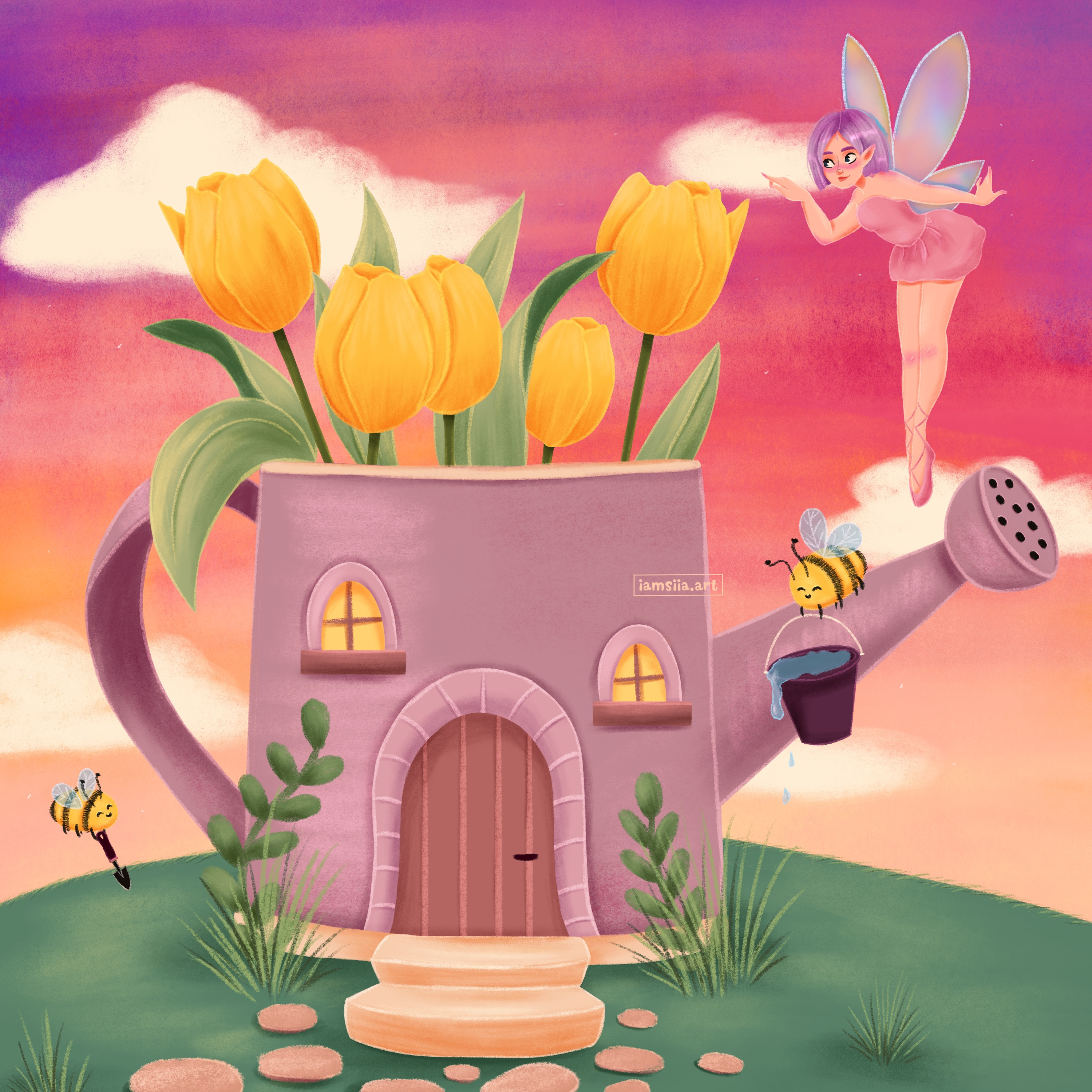 Magic fairy book illustration cartoon cartoon style character design children book children illustration childrens book illustration illustration design kidlit storybook illustration