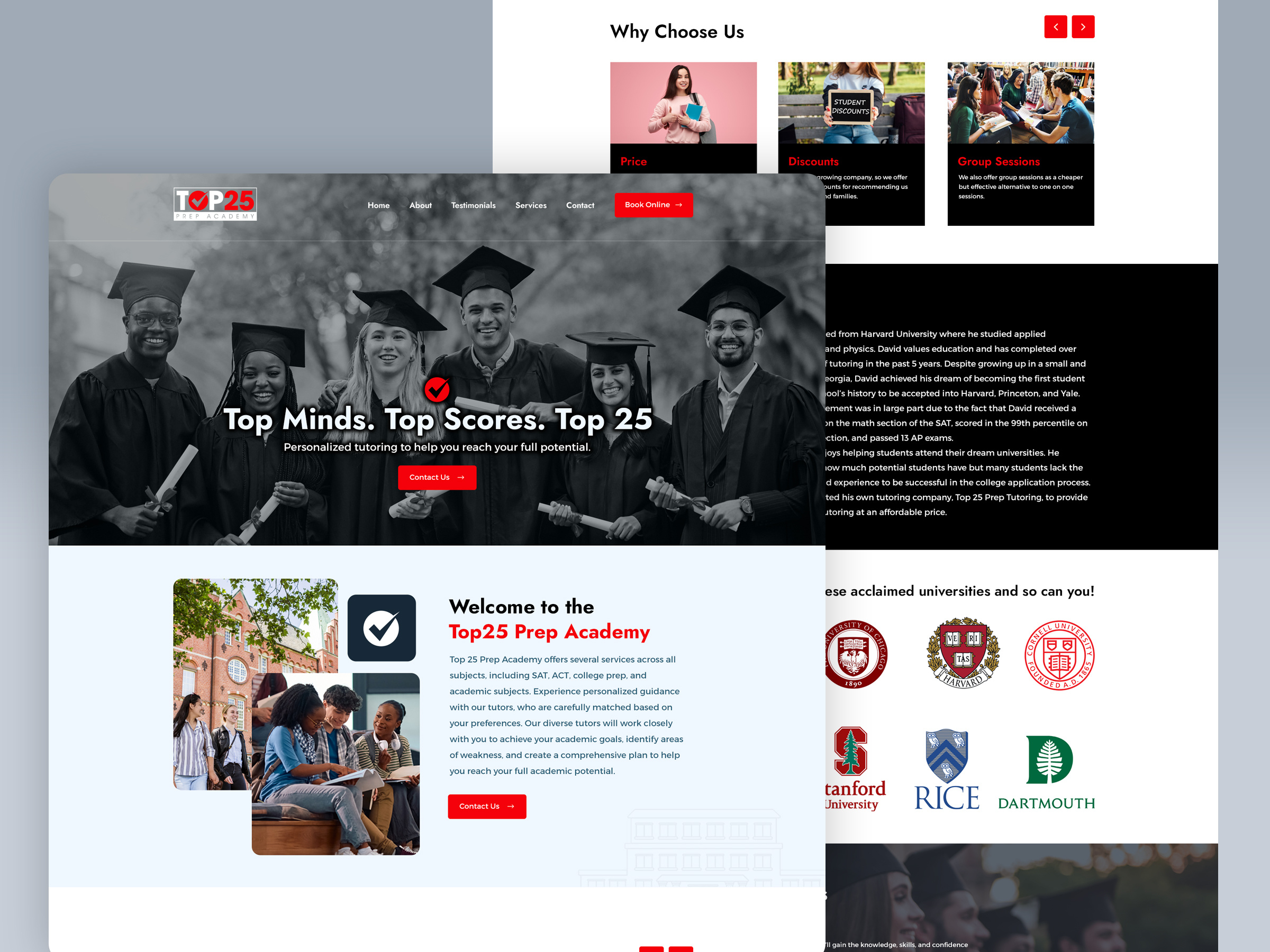 Example of Modern Responsive Web Design