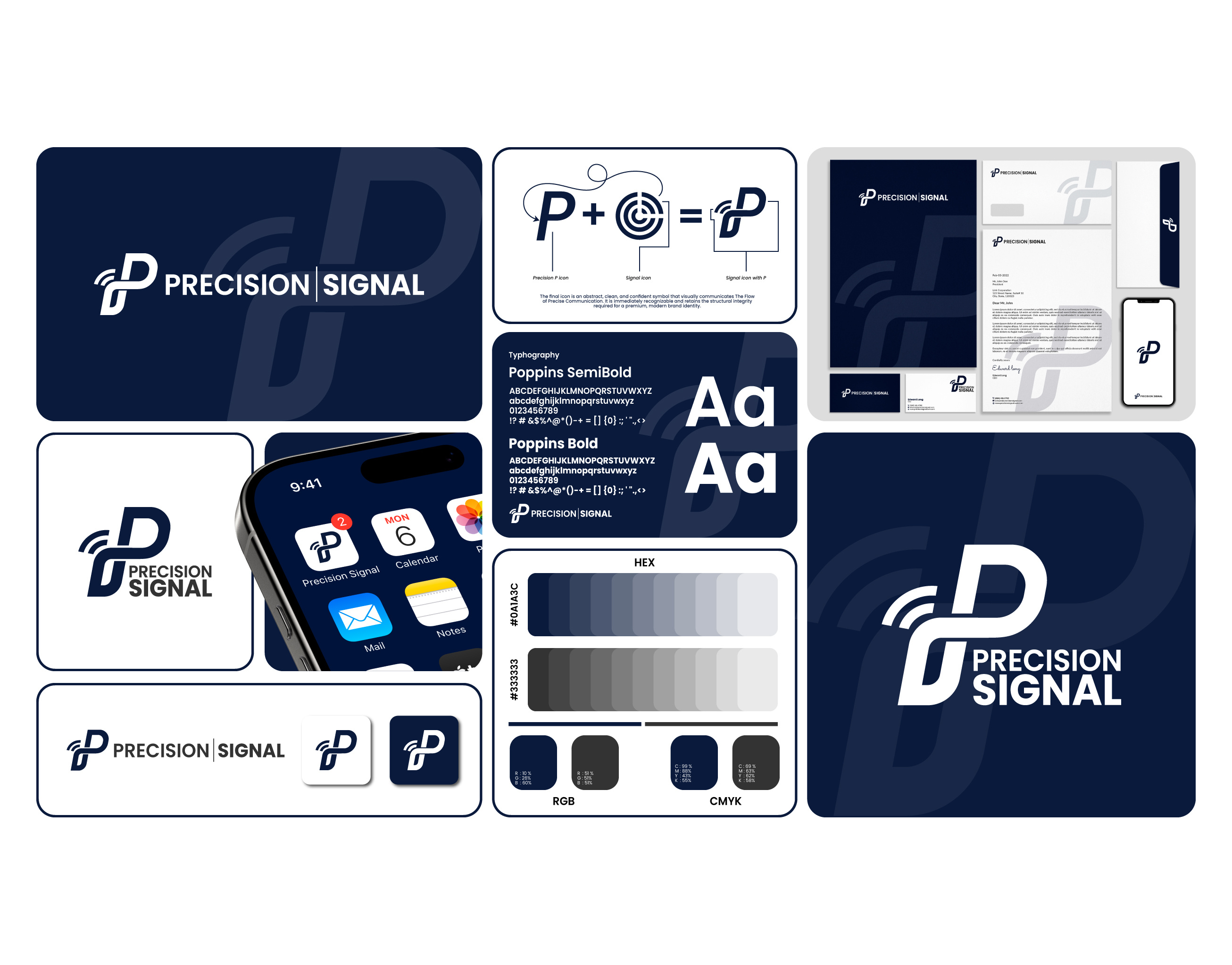 Logo And Brand Identity adobe illustrator app icon design blue logo design brand identity branding card design color pallet corporate identity letterhead design logo logo branding logo design logo icon logo mark minimal logo p logo stationery stationery design typhography wifi logo