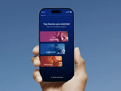 JioHotstar Replay 2023 2023 action colorful hotstar jiohotstar mockup movie netflix ott prime replay review romance series spotify top top 3 wrapped year end youtube