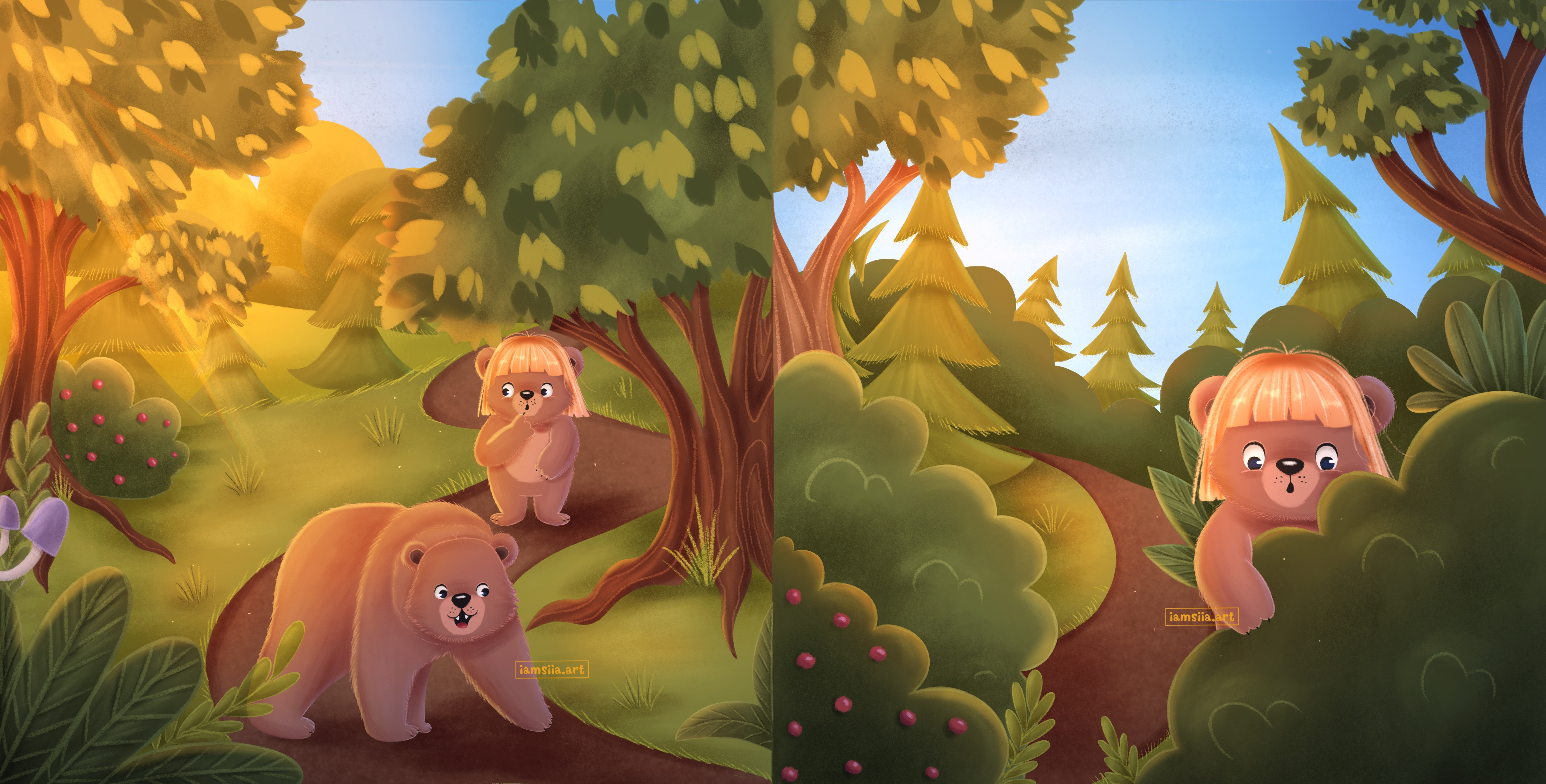 Another cute page book illustration cartoon cartoon style character design children book children illustration childrens book digital art illustration illustration design kidlit picture book storybook illustration