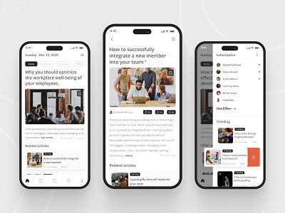 Article Portal Mobile App app app design article app article portal app blog page app design header homepage mobile app news news app newsletter app ui uiux web website