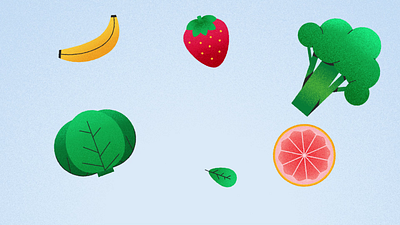 Morph 2d animation balance character cycle design gif graphic illustration jump jumping morph motion richter vegetables veggies