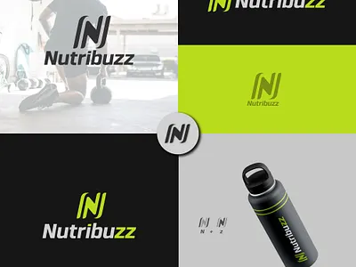N logo branding gym logo logo minimalist logo sports logo
