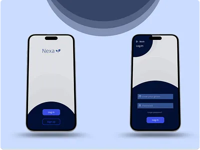 Nexa - Minimal Mobile Login Screen UI app design daily uı design challenge figma interface login minimal uı mobile product design ui ux vector