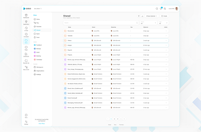 Gogo Drive Application drive file manager folder gogo library product design ui upload web app web application web design