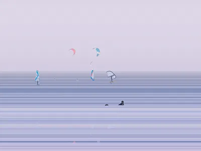 windsurfing oilpaint photoshop surfing windsurfing