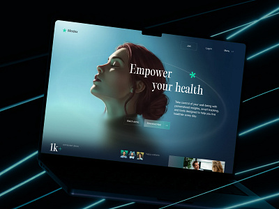 Medex - Healthcare Landing page design healhtcare landing page ui ux website