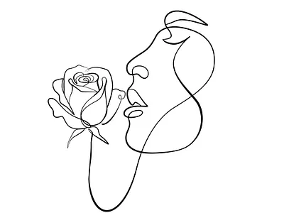 Custom line art branding design illustration illustration art line art one line art vector