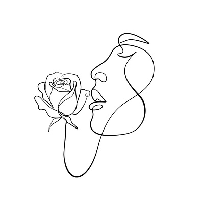 Custom line art branding design illustration illustration art line art one line art vector