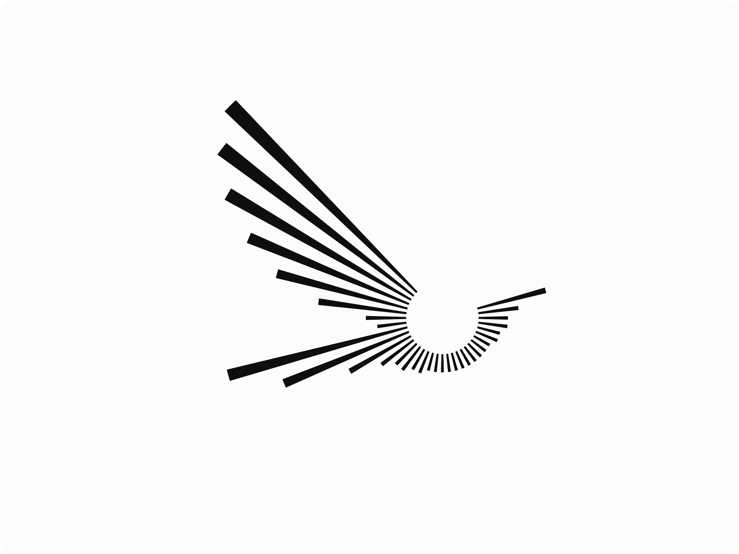 Bird-rays | Logomark bird logo bird symbol brand identity branding identity design logo logo design logo designer logomark minimal design
