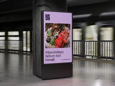 GLO — Premium Delivery Campaign Visual brand campaign brand experience brand messaging brand system campaign visual concept development creative direction design strategy fmcg fmcg design food branding food delivery healthy cuisine high end delivery ooh outdoor advertising packaging design ready to eat visual communication yellow hyphen