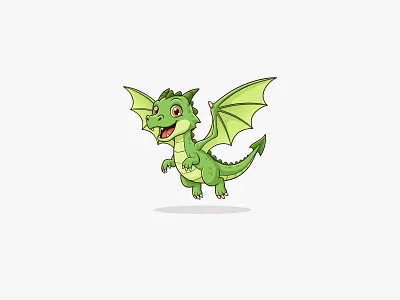 Dragon Logo branding branding design cute logo design dragon dragon logo dragon logo deisgn dragon mascot dragon mascot logo flying dragon logo graphic design illustration logo logo design mascot logo ui ux vector