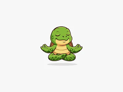 Turtle Logo branding branding design design graphic design illustration logo logo design relaxing turtle turtle turtle brand turtle logo turtle logo design ui ux vector yoga yoga logo