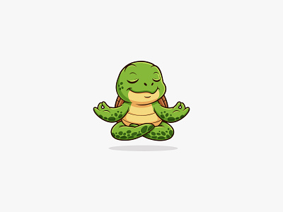 Turtle Logo branding branding design design graphic design illustration logo logo design relaxing turtle turtle turtle brand turtle logo turtle logo design ui ux vector yoga yoga logo