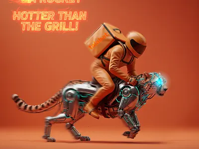 An ad for the Talabat. What do you think? branding graphic design