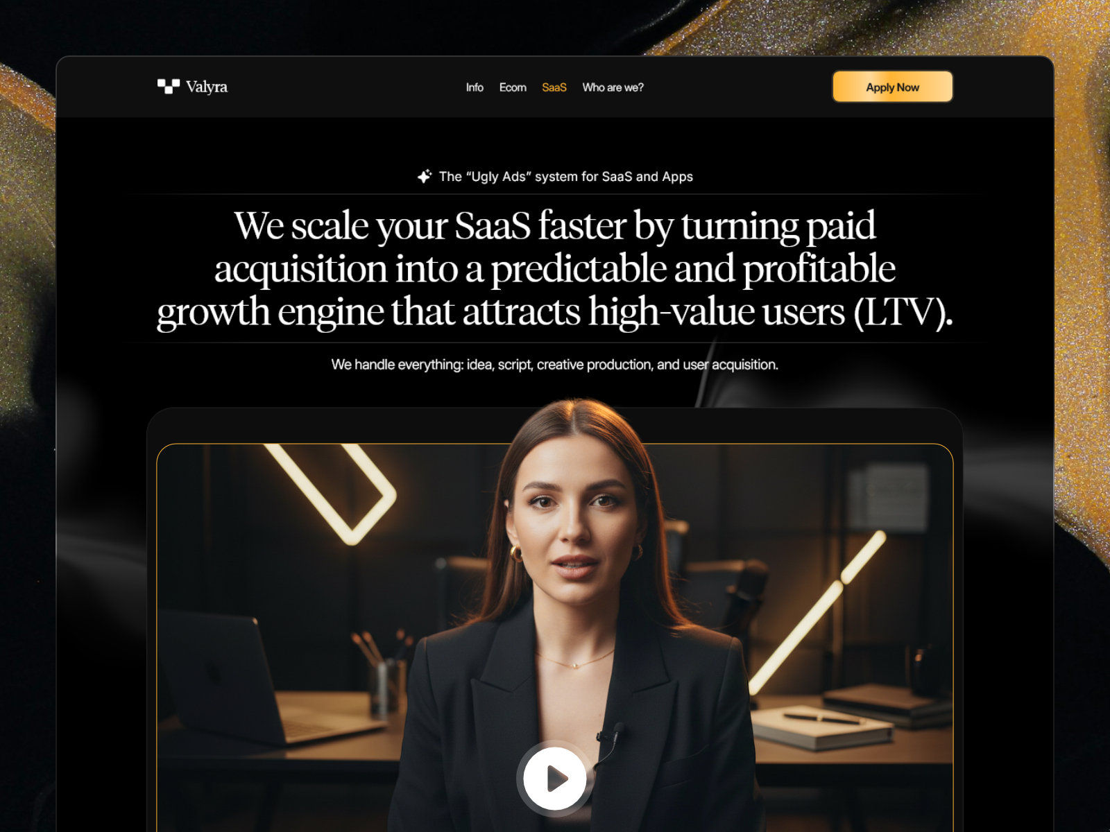Website ✦ Valyra Consulting consulting digital business premium web design