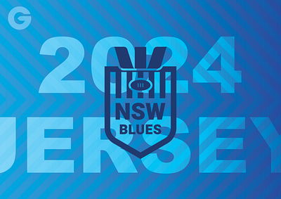 NSW Blues 2024 Jersey Concept branding graphic design logo