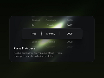 Plans & Access — Bento Card bento bento card bento card design bento grid design figma figma design grid grid design saas saas bento saas design ui uiux ux uxui