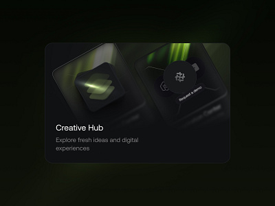 Creative Hub — Bento Card bento bento card bento card design bento grid design figma figma design grid grid design illustration saas saas design ui uiux ux web design