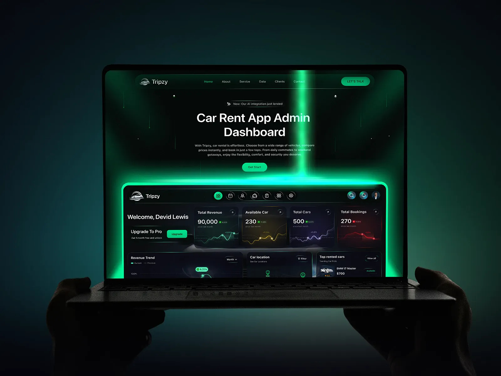 Example of Modern Dashboard UI/UX Design