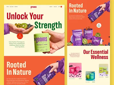 Health Supplement Website | E-commerce | UI/UX Design design focotik healthcare healthcare website healthy product landing page design landing page ui medical medicine nutrition website supplement supplement website ui ui design ui ux design uiux user experience website website design website ui