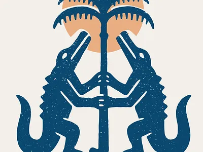 FieldHockey Florida Gator Print alligator brand designer clothing crocodile custom logo florida graphic design insignia island label logo logo designer packaging designer palm tree primitive screen print sports logo tribal tropical