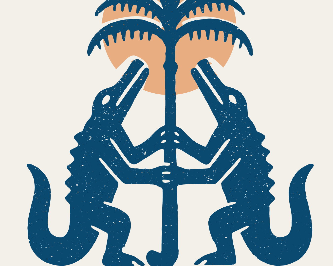 Example of FieldHockey Florida Gator Print