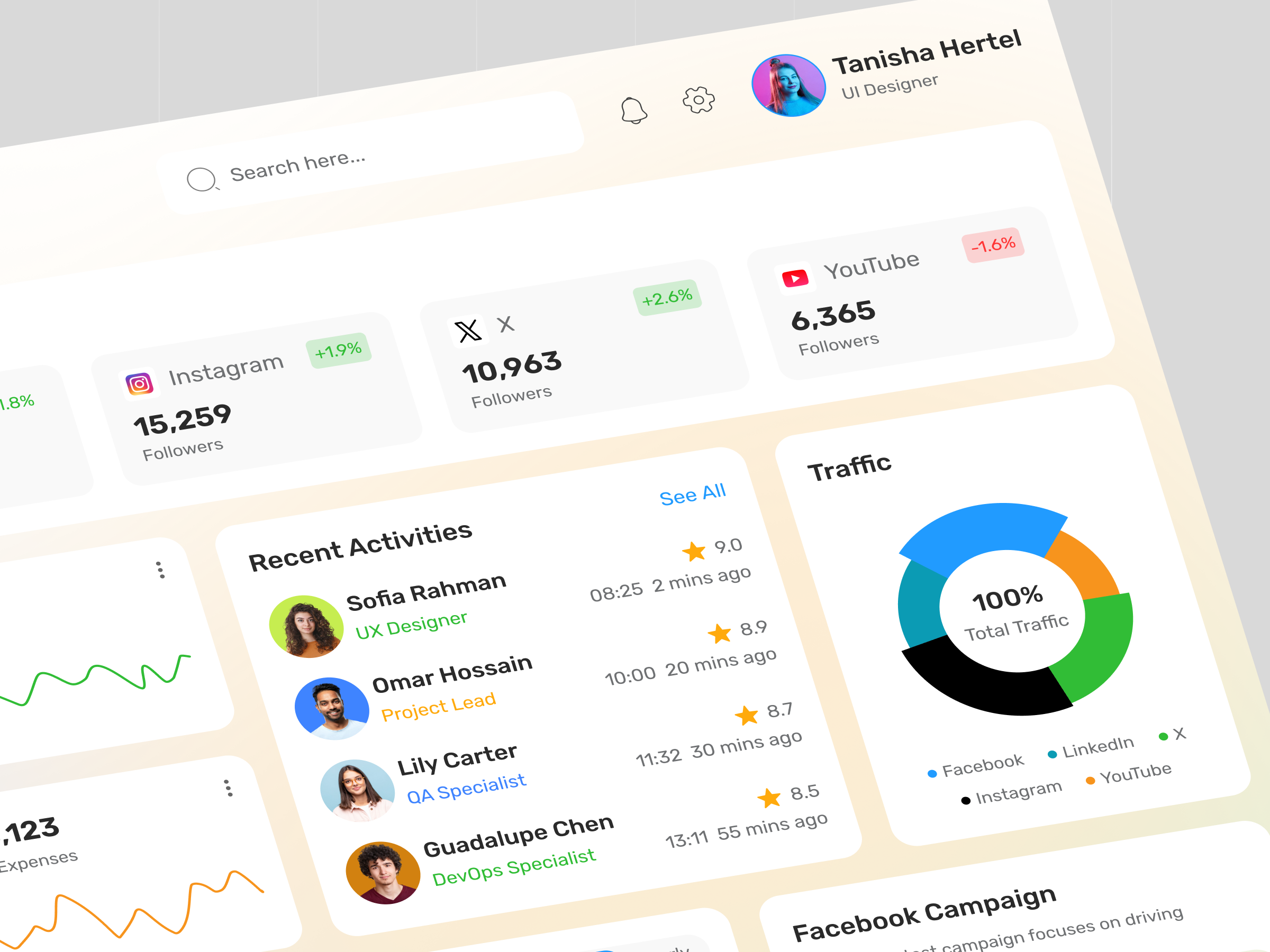 Example of Web App Design, Dev. Ready Figma