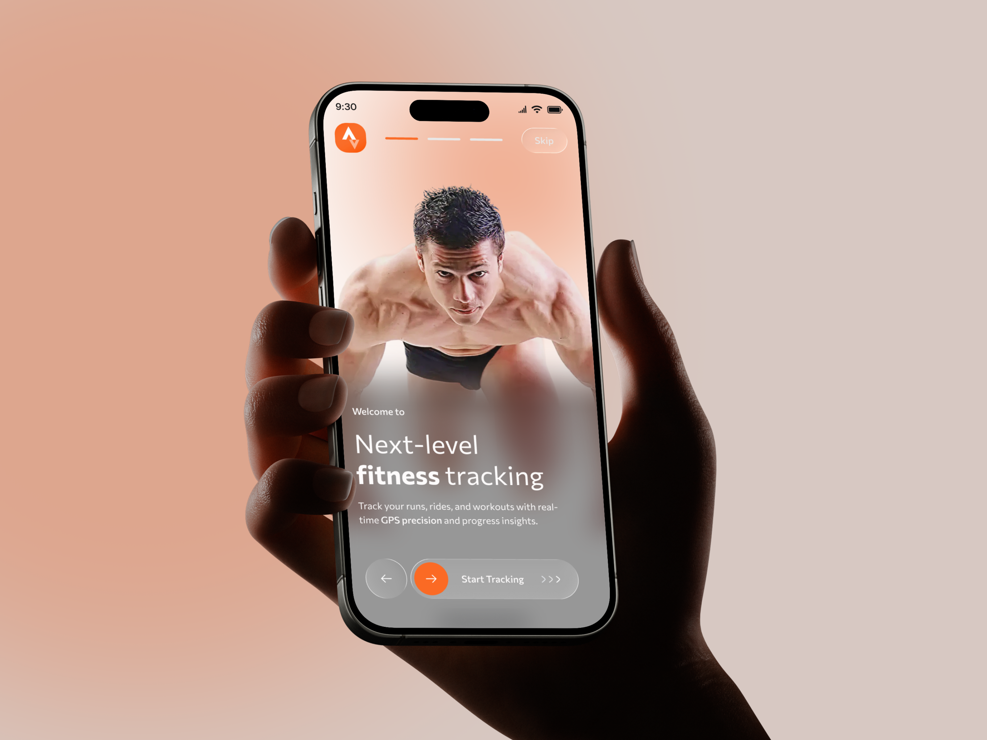 Splash & Onboarding Screen - Workout & Fitness App Design app design app onboarding app screen design fitness app fitness tracker gym mobile mobile app mobile app design mobile ui onboarding onboarding screen product design splashscreen ui ui design uiux welcome welcome screen workout plan