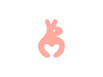Animal Logo, Kids logo, Logo design, rabbit logo animal logo branding branding and identity identity kids logo logo playfull logo rabbit logo