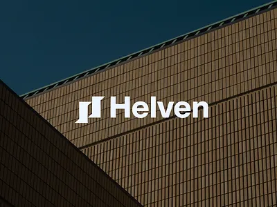 Helven - Real Estate Logo,Logo Design. architecture logo brand identity building logo construction construction logo house logo logo logo design property logo real estate