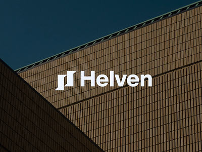 Helven - Real Estate Logo,Logo Design. architecture logo brand identity building logo construction construction logo house logo logo logo design property logo real estate