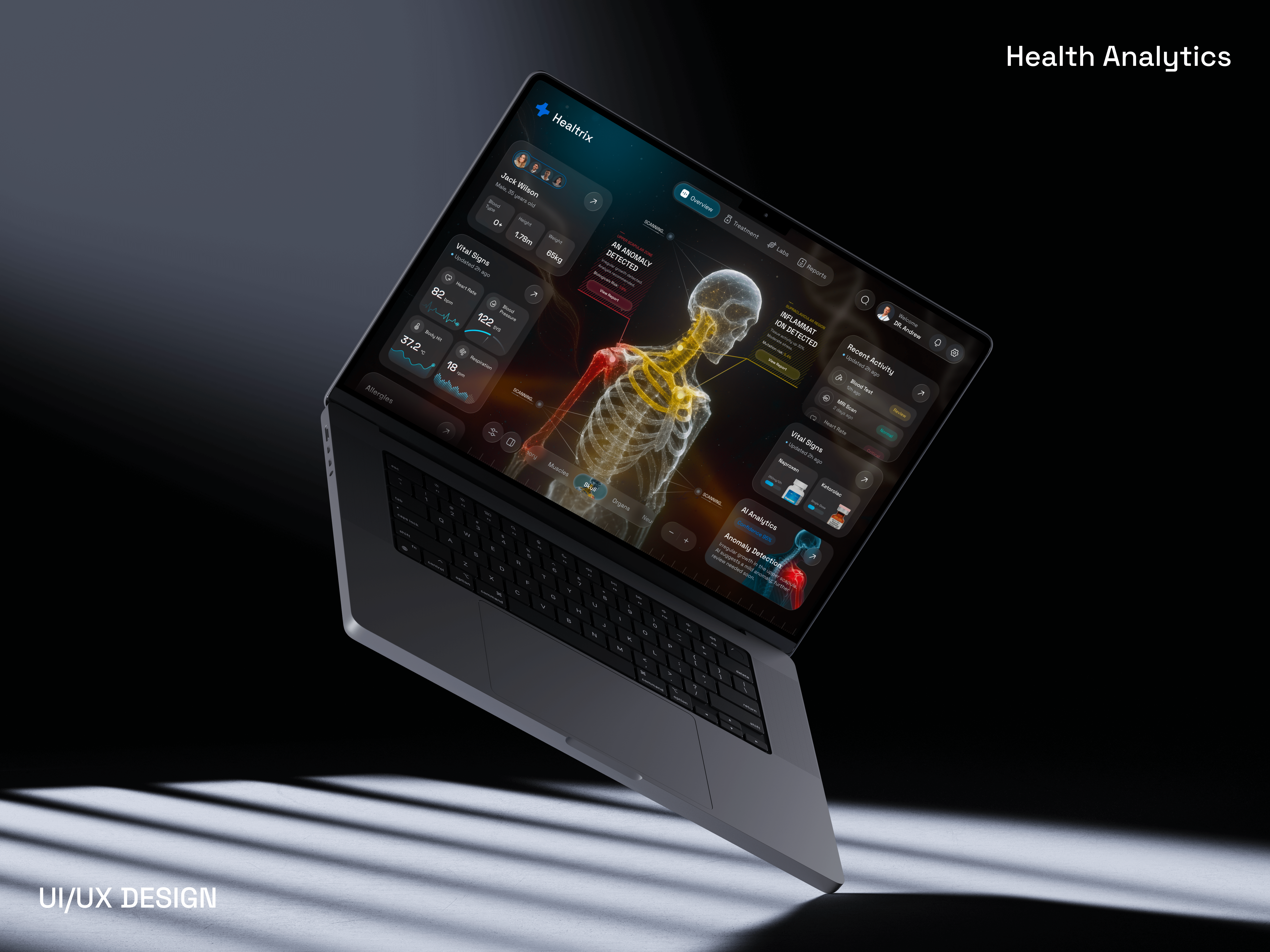 Example of Health Analytics Dashboard