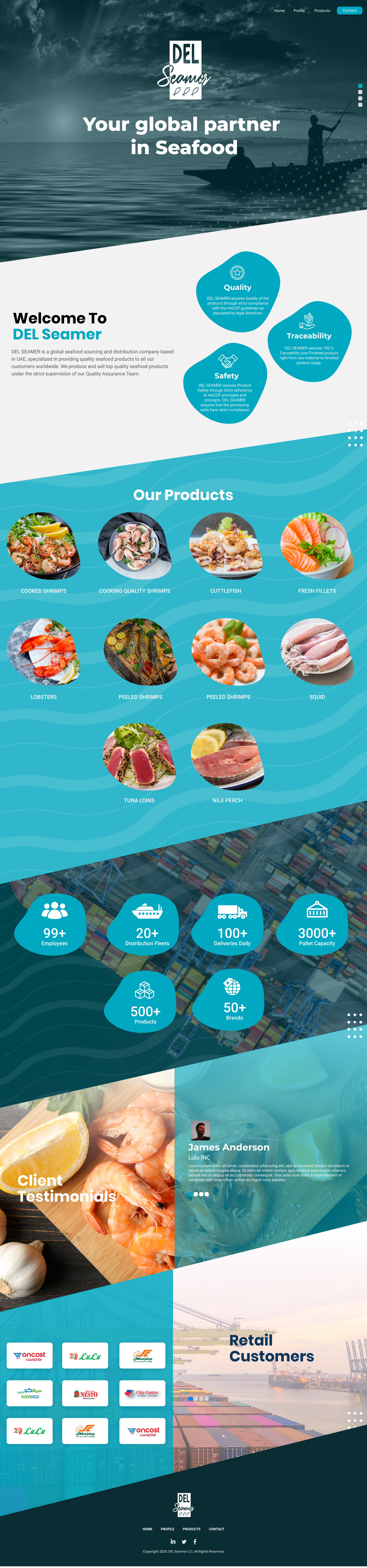 DelSeamer ui web design