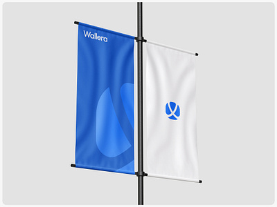 Wallera - Visual identity Exploration app banner branding design design art designer graphic design icon identity illustration logo logodesign store ui wallet