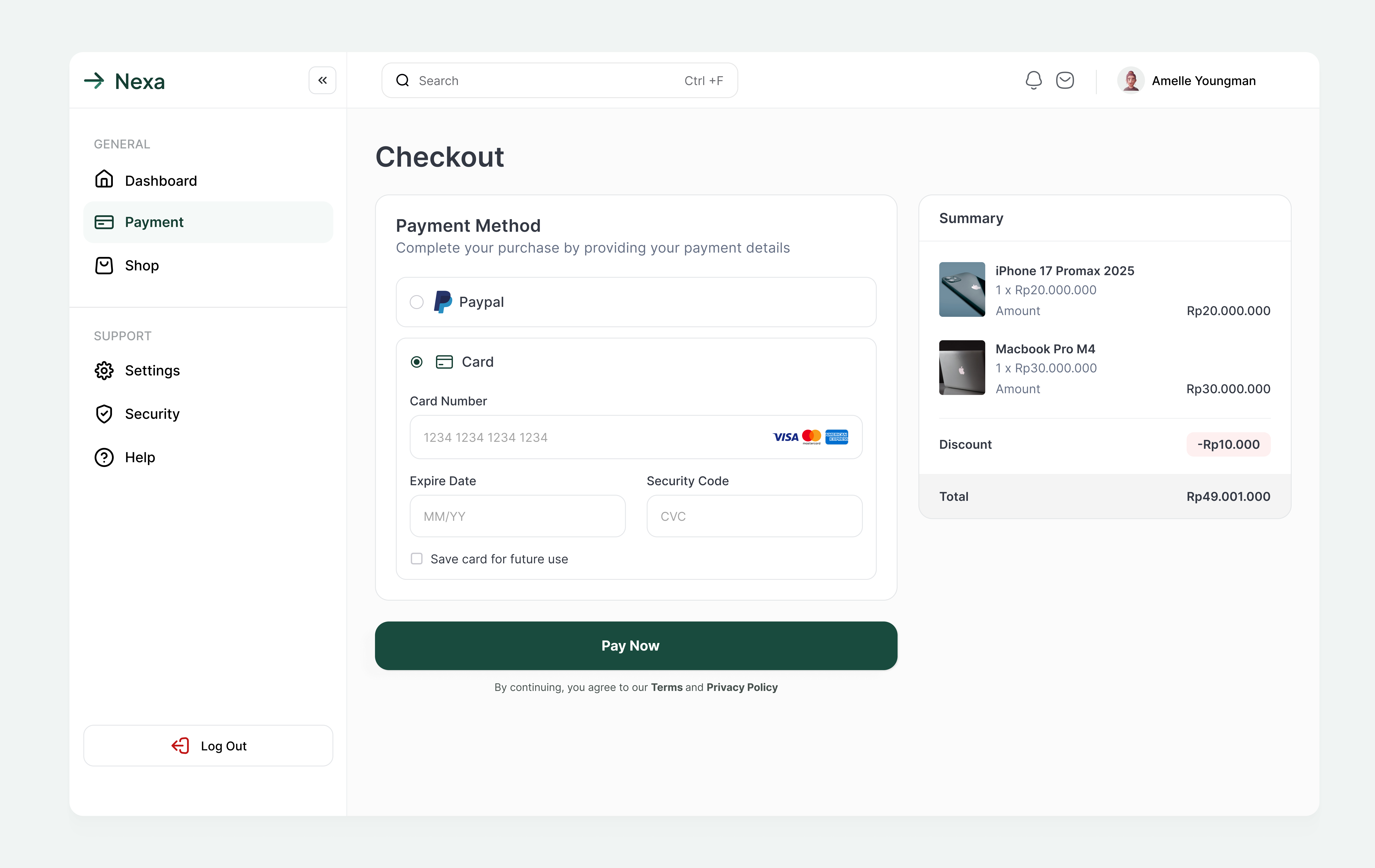 Credit Card Checkout Design checkout checkoutdesign creditcard dailyui financeweb financial illustration login website uicreditcard uidesign website design