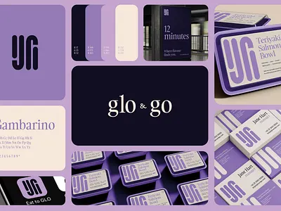 GLO — Brand Identity Overview brand development brand experience brand overview brand system branding concept development creative direction delivery brand fmcg design food delivery food packaging glo healthy food identity system meal prep product branding ready to eat visual communication visual identity yellow hyphen